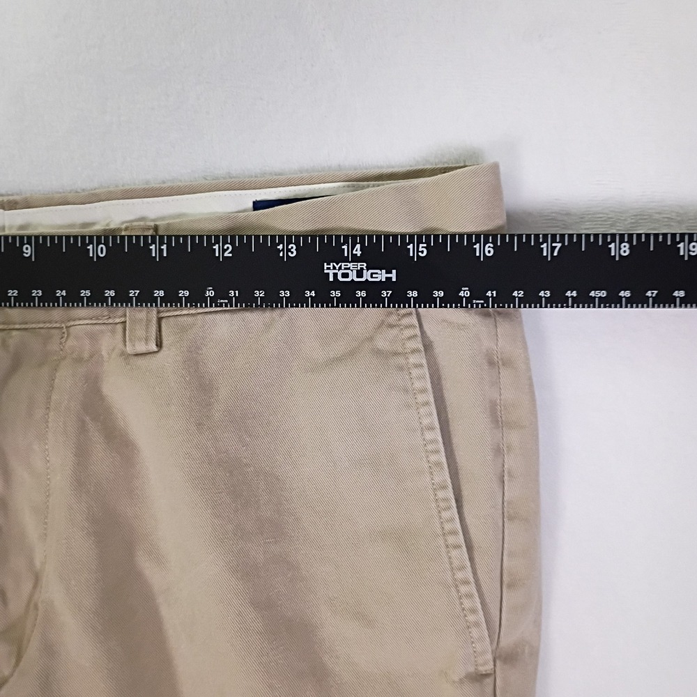 Polo Ralph Lauren Mens Slim Fit Chino Pants Tan Khaki Cotton 32x34 - Picture 9 of 16